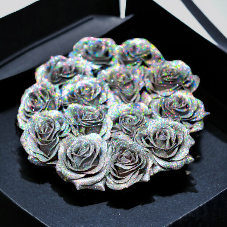 Eternity Diamond Roses - PrettyPalace White Diamond / 13